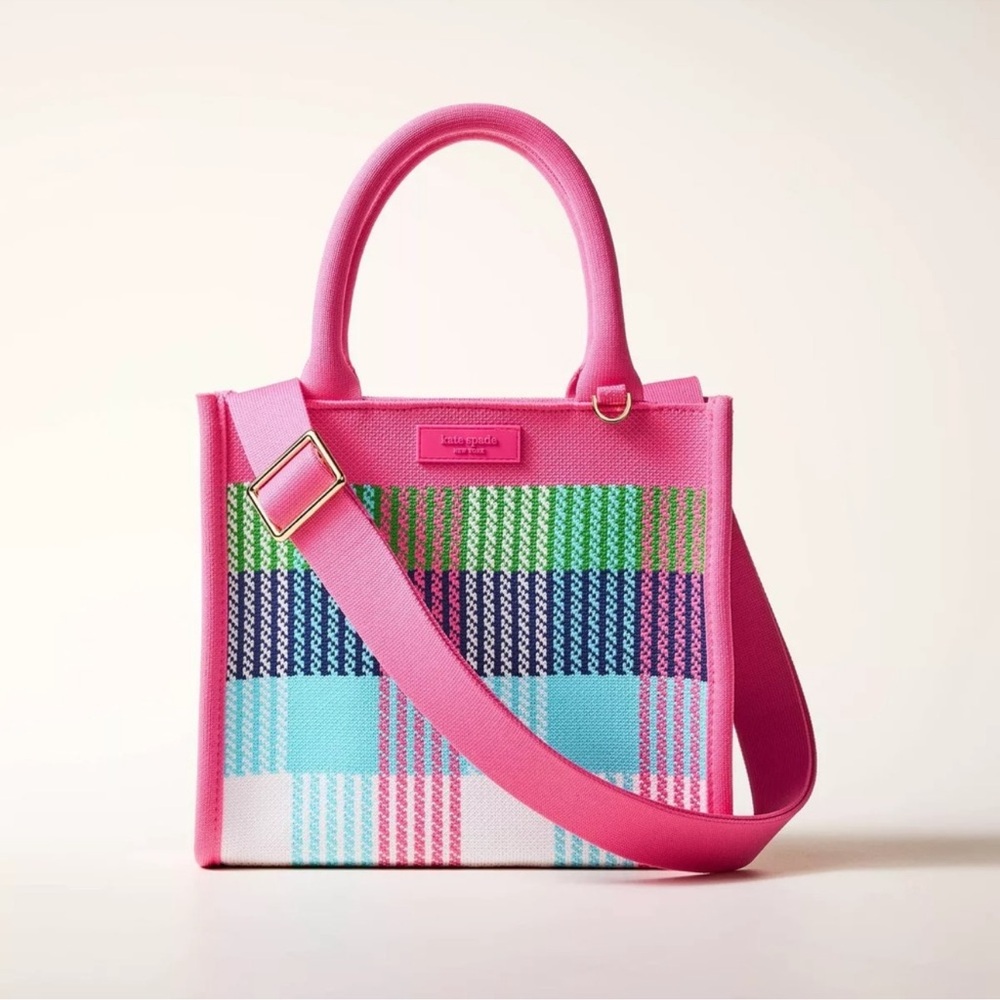 Kate spade ♠️ target 🎯 Colorful Plaid Women's Tote Bag